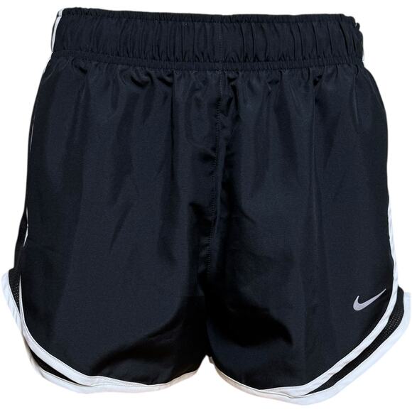 Nike Tempo Women's Mid Rise Running Shorts Black White Medium - Picture 3 of 6